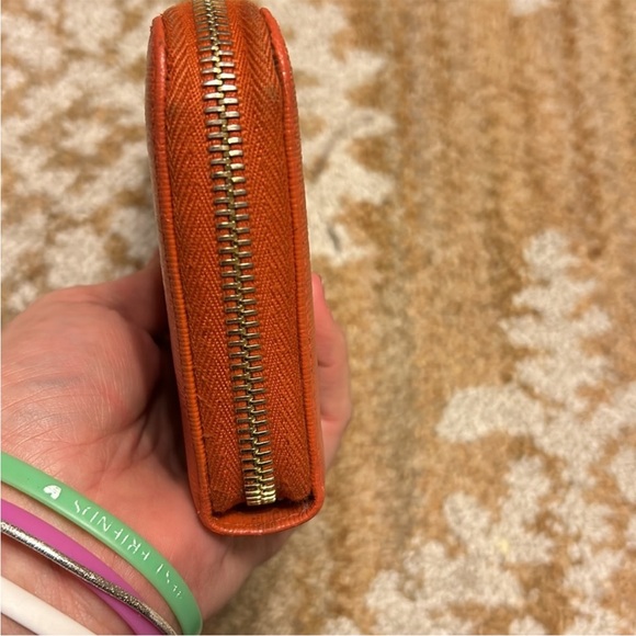 Prada wallet authentic vintage long orange wallet - Picture 6 of 13